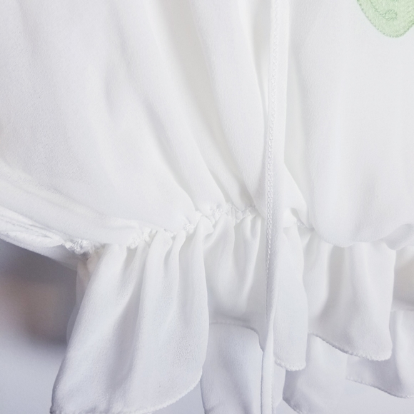 Sophie and Max poncho bat wing embroidery blouse - Picture 5 of 10